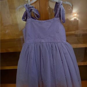 Lola + The Boys Lavender Pearl Dress